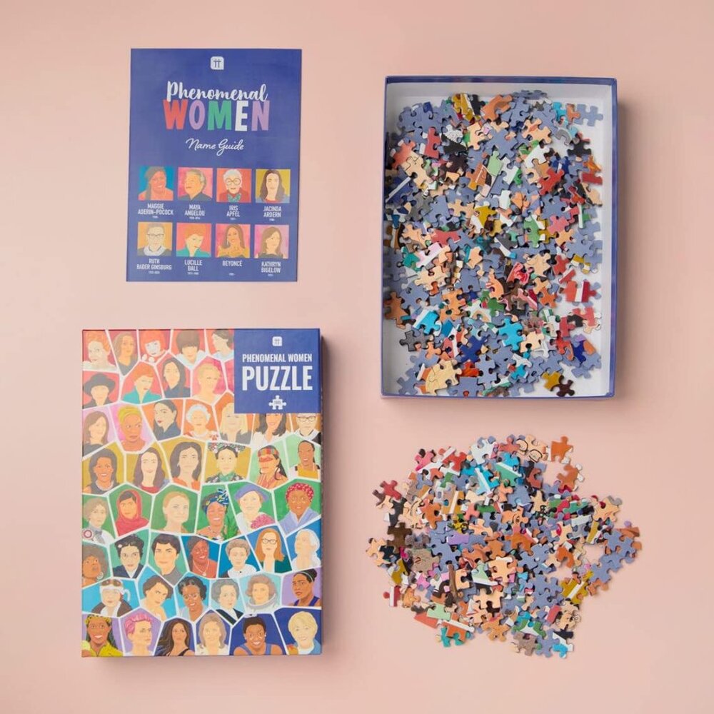 Phenomenal Women Bundle - Bingo Game, Puzzle, School Journal Book 3 Pcs NEW - Picture 2 of 16